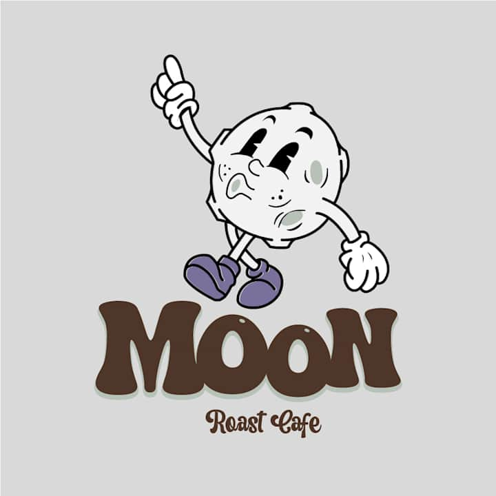 Cover image for Moon Roast Cafe: Coffee Shop Branding