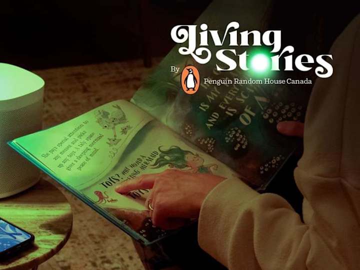 Cover image for Living Stories by Penguin Random House Canada