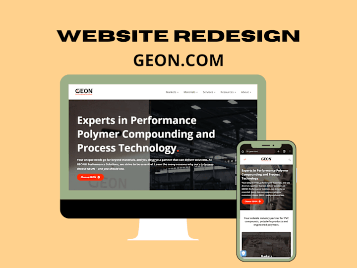 Cover image for Website Redesign of geon.com