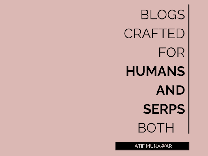 Cover image for Blog writing services that serve both SERPs and human needs.