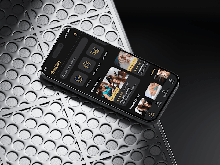 Cover image for Beautifi - Service Booking Mobile App: UX/UI Case Study