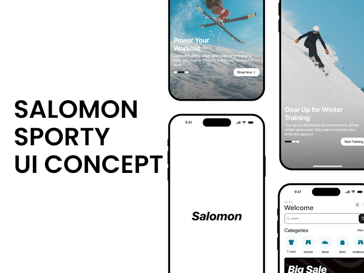 Cover image for Sportswear App UI