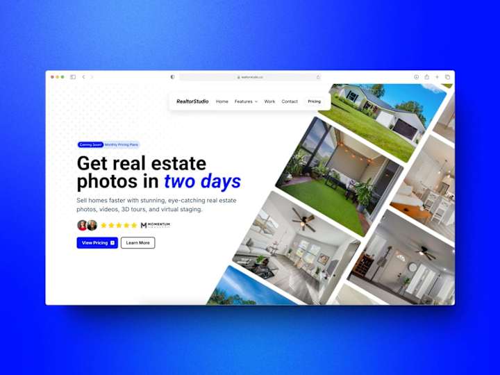 Cover image for Realtor Studio — Framer Landing Page