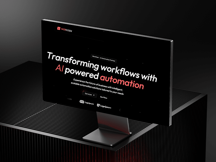 Cover image for WORKGEN - AI Workflow Automation Website