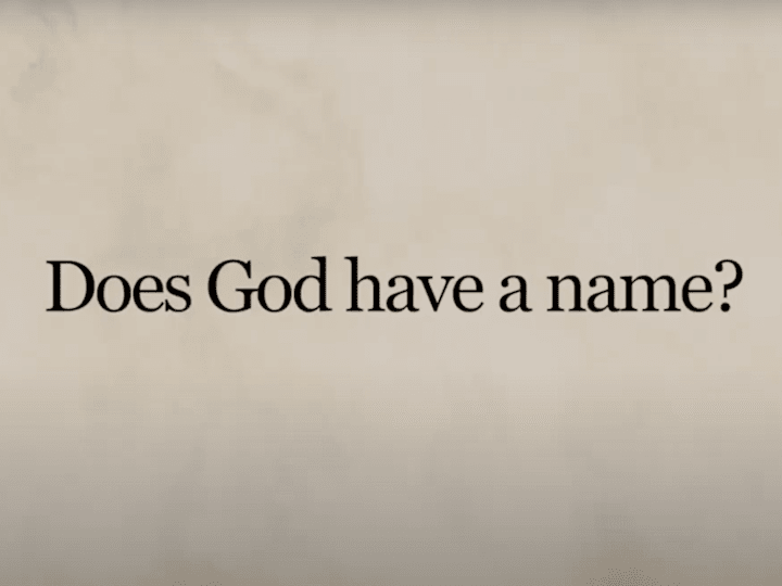 Cover image for Does God have a name?