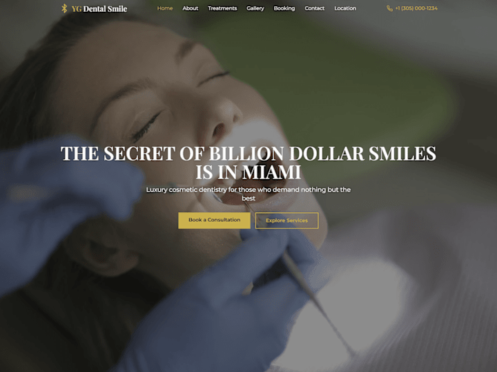 Cover image for YG Dental Smile | Luxury Dental Practice in Miami