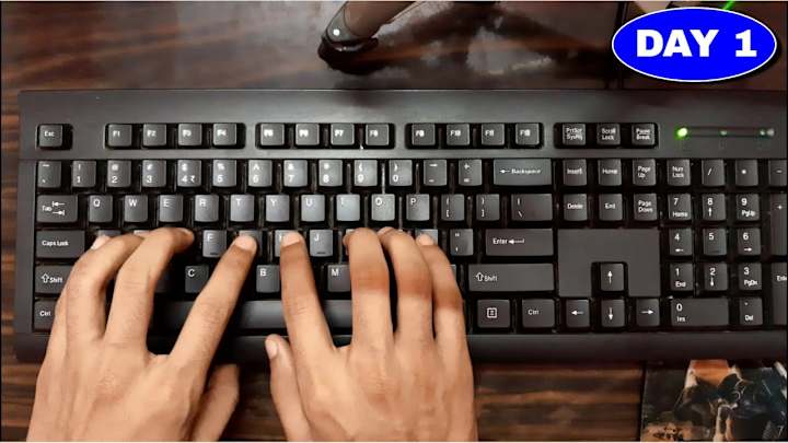 Cover image for Learn English Typing in 10 Days - (Day 1) | Free Typing Lessons…