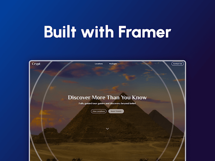 Cover image for Design and Develop a stunning Landing Page in Framer