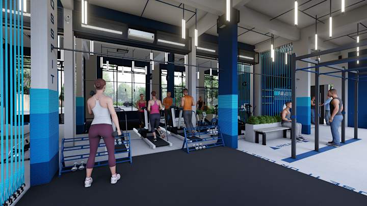 Cover image for GYM INTERIOR 