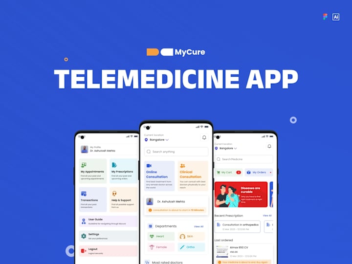 Cover image for Designing a great user experience for
telemedicine app