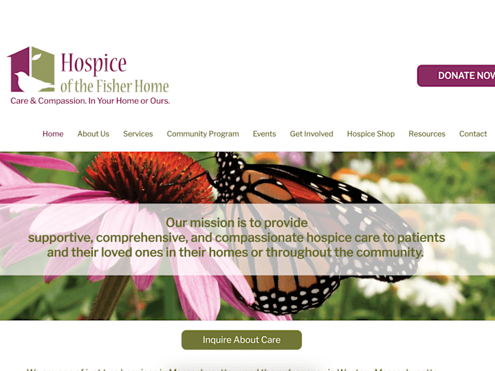 Cover image for Content Strategy & SMM - Hospice of the Fisher Home