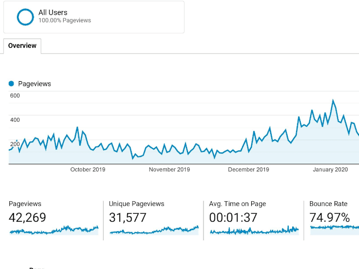 Cover image for Explosive Website Traffic Growth: From 0 to 500+ Users Per Day