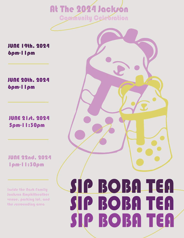 Cover image for Sip Boba Tea Event Flyer 