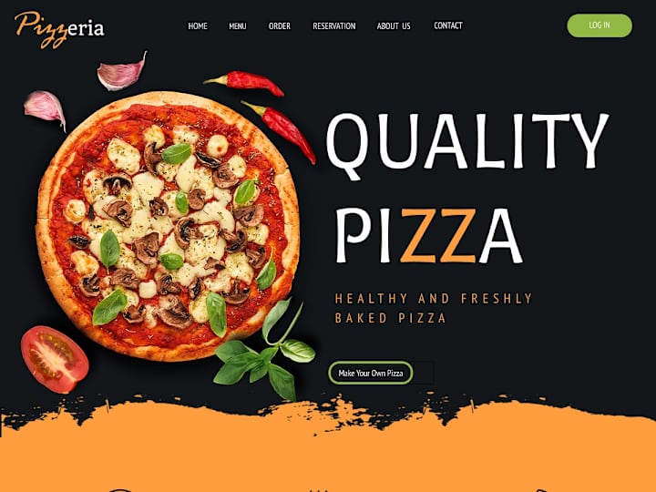 Cover image for pizzeria :web deisgn