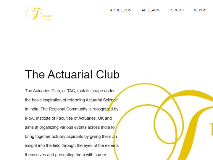 Cover image for The Actuarial Club - SEO