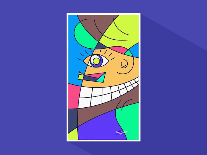 Cover image for Mustache Man - Digital Art