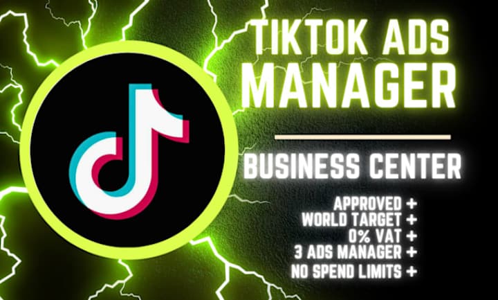 Cover image for I will fix disapproved or create verified tiktok business center