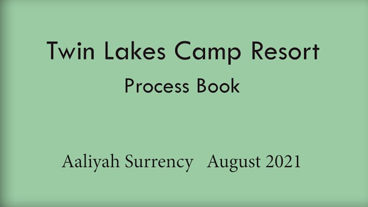 Cover image for Twin Lakes Camp Resort Webpage Redesign