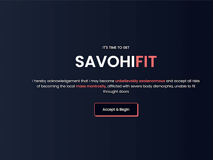 Cover image for SavohiFit App