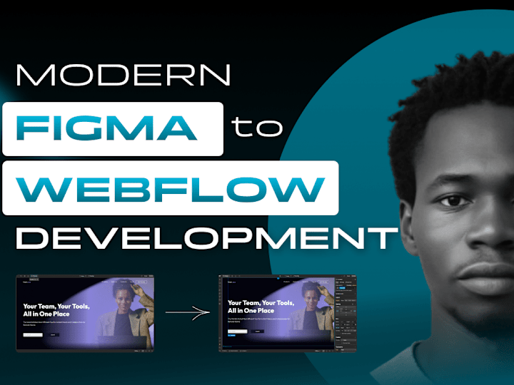 Cover image for I will develop a modern Webflow website designed in Figma