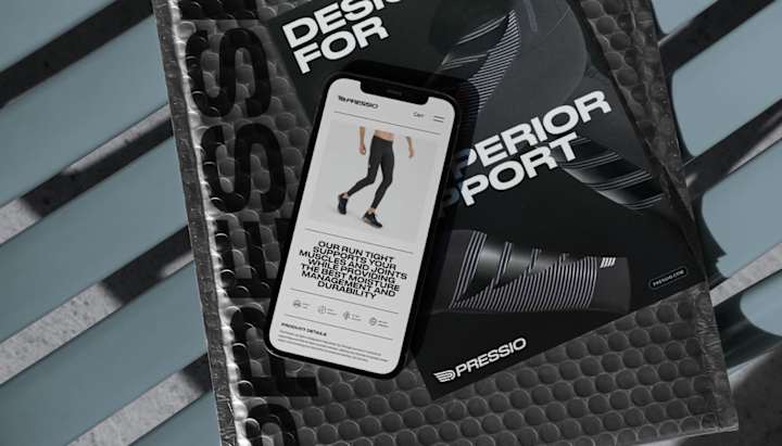 Cover image for Branding the technical sportswear company, Pressio.