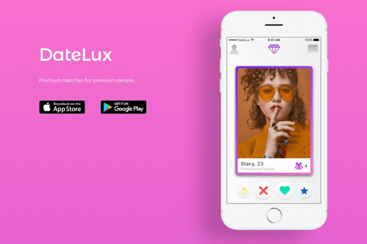 Cover image for DateLux App and Website Design
