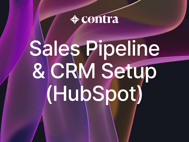 Cover image for Sales Pipeline & CRM Setup (HubSpot)