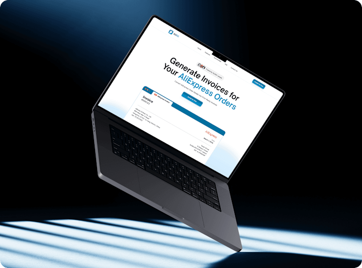 Cover image for AliBill Website, Dashbord & Branding Design
