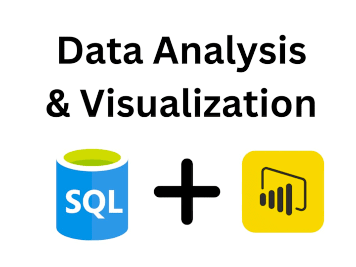 Cover image for Data Analysis and Visualization in SQL and Power BI Dashboard