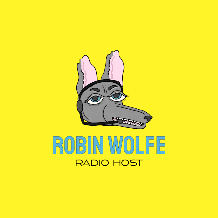 Cover image for Retro logo design with custom illustration for a radio show host