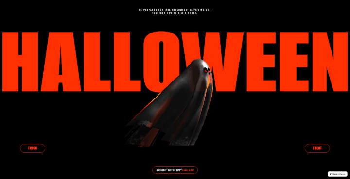 Cover image for Halloween Landing Page