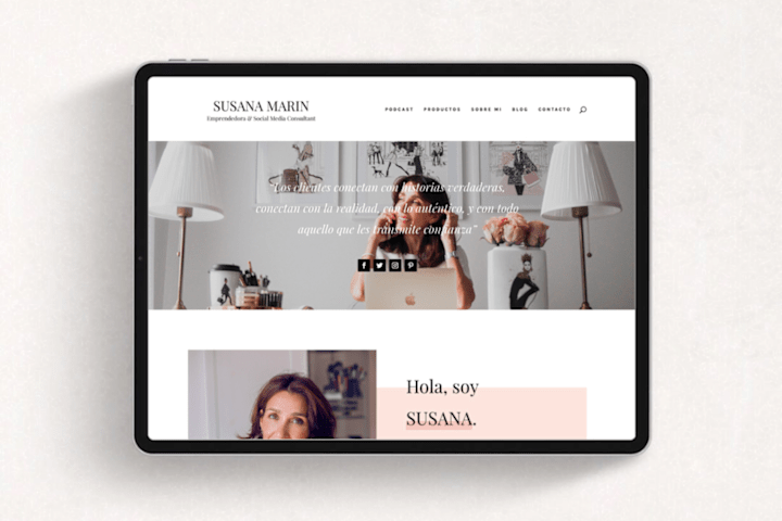 Cover image for Susana Marin | Web Design