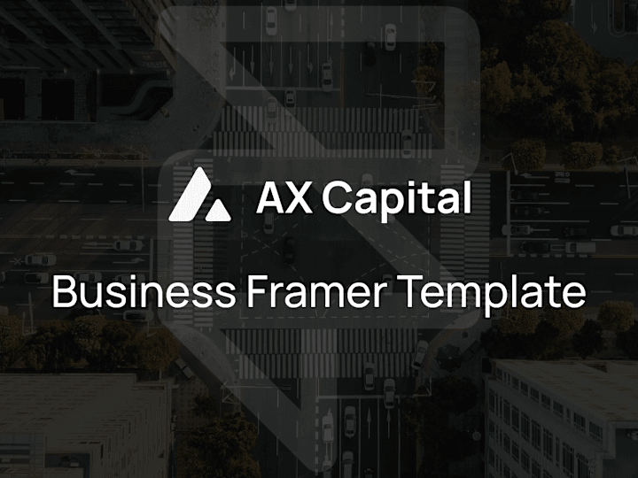 Cover image for Ax Capital - Website (Template)