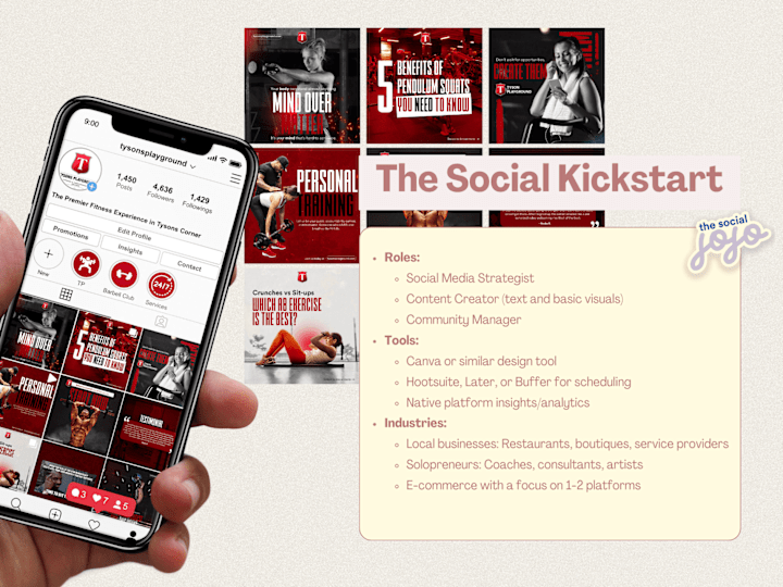 Cover image for The Social Kickstart: Your Launchpad to Online Success