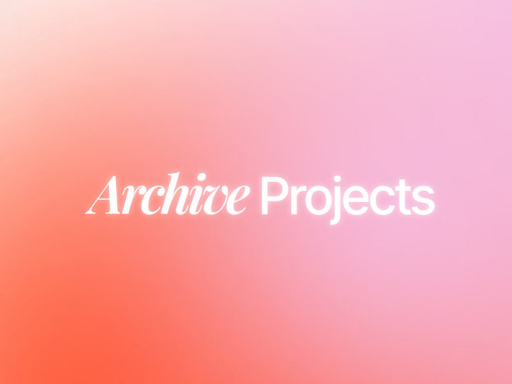 Cover image for Archive Projects 