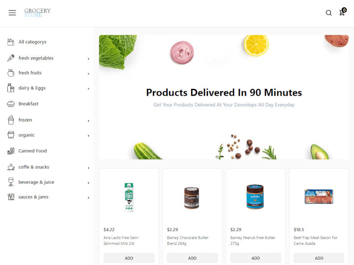 Cover image for grocery store