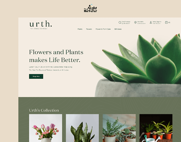 Cover image for Urth - The Green Company | Desiging Brand Identity