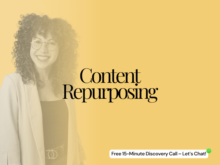 Cover image for Content Repurposing | Ideal for those short on time to create ⏰