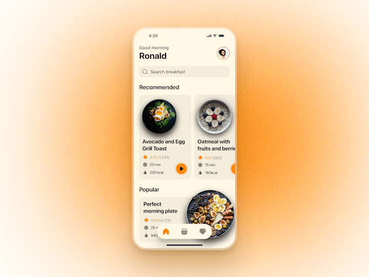 Cover image for Cooking app light mode