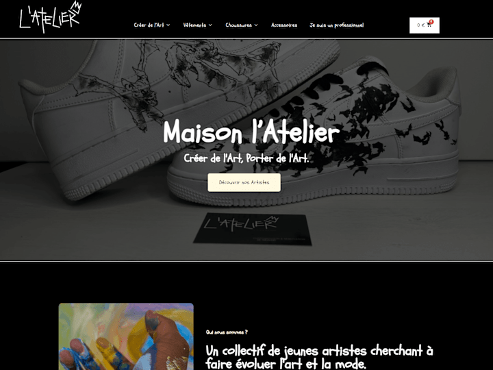 Cover image for Website Development for Maison L'Atelier