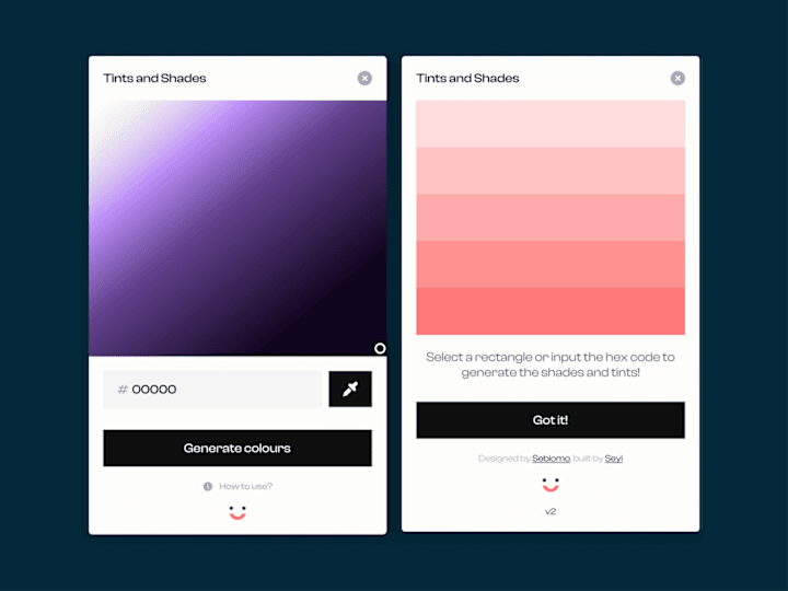 Cover image for Tints and shades — a Figma plugin