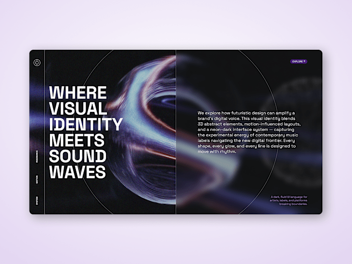 Cover image for Futuristic Presentation Design for Music & Tech Brands