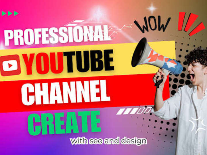 Cover image for I will create professional YouTube channel and setup 