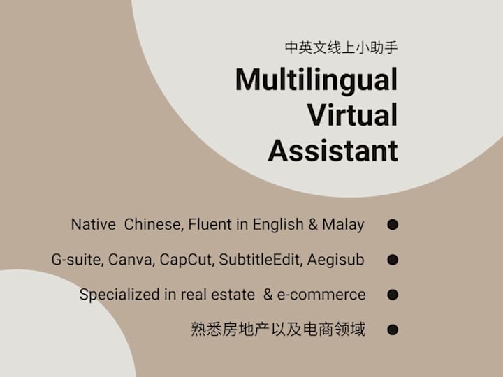 Cover image for Multilingual(CHN-ENG-MALAY) Virtual Assistant