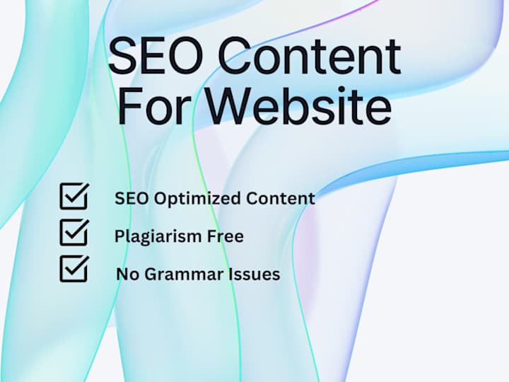 Cover image for SEO Content For Your Website