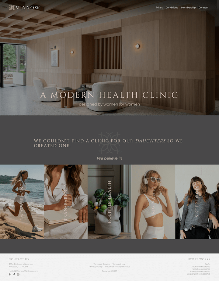 Cover image for Minnow Wellness Website Design