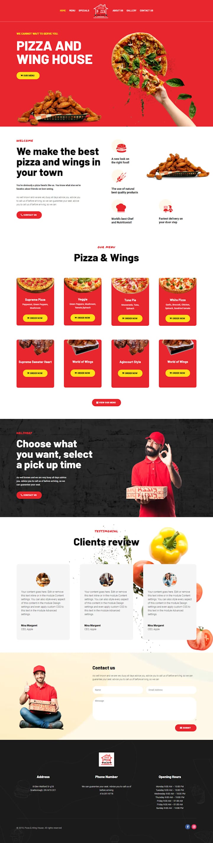 Cover image for Pizza & Wing House