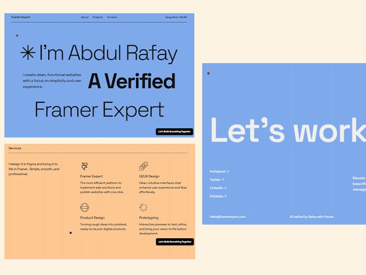 Cover image for Modern, responsive Framer websites built to grow your brand.