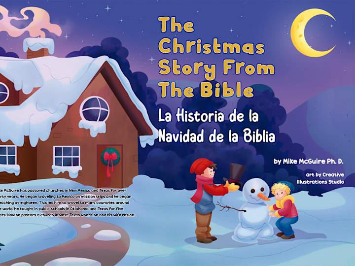 Cover image for The Christmas Story From The Bible