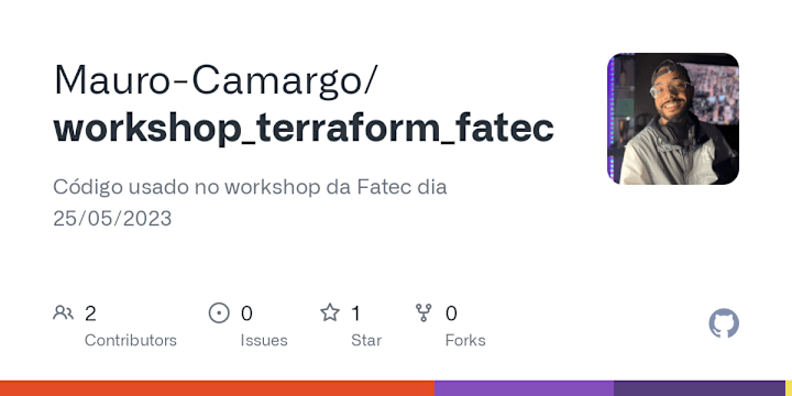 Cover image for Mauro-Camargo/workshop_terraform_fatec